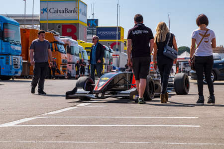 MARCH 2017: V de V Endurance Series at Circuit de Barcelona Catalunya, Catalonia, Spain.のeditorial素材