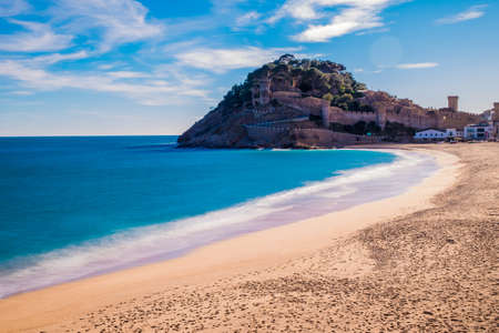 Tossa de Mar on Costa Brava, Catalonia, Spainのeditorial素材