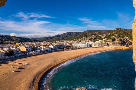 Tossa de Mar on Costa Brava, Catalonia, Spainのeditorial素材