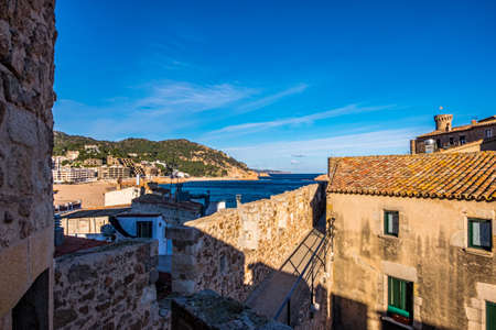 Tossa de Mar on Costa Brava, Catalonia, Spainのeditorial素材