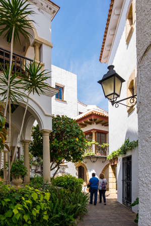 Roc de Sant Gaieta village on Tarragona, Catalonia, Spain