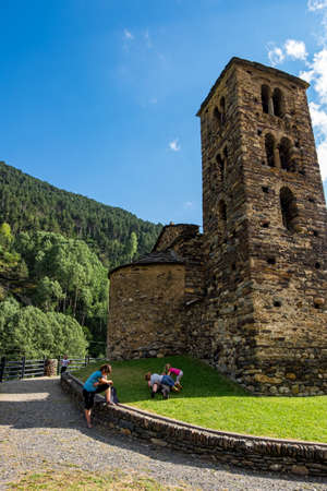 Landmark of Andorra La Vella, capital of Andorra