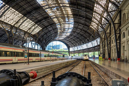 Estacion de Francia in Barcelona, Catalonia, Spainのeditorial素材