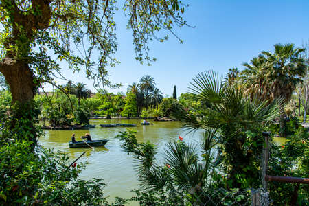 The Parc de la Ciutadella in Barcelona, Catalonia, Spainのeditorial素材
