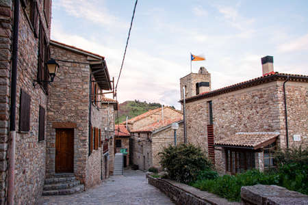 Castellar de N'Hug in Catalonia, Spainのeditorial素材