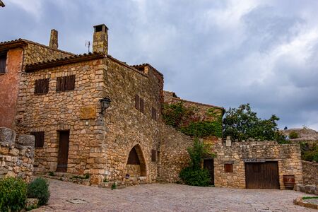 Panoramic view of Siurana village in Catalonia, Spain.