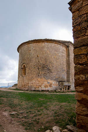 Panoramic view of Siurana village in Catalonia, Spain.のeditorial素材