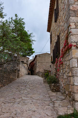 Panoramic view of Siurana village in Catalonia, Spain.