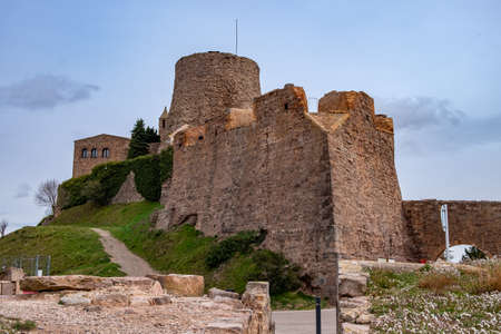 Historical Castle of Cardona in Barcelona, Cataloniaのeditorial素材