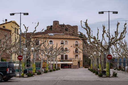 Historical Castle of Cardona in Barcelona, Cataloniaのeditorial素材