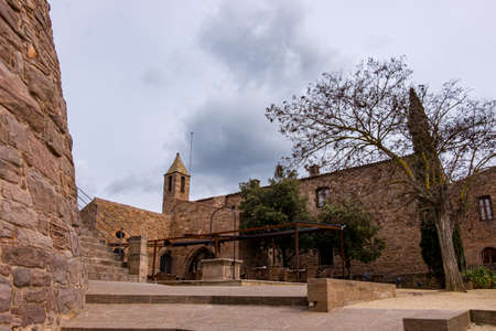 Historical Castle of Cardona in Barcelona, Cataloniaのeditorial素材