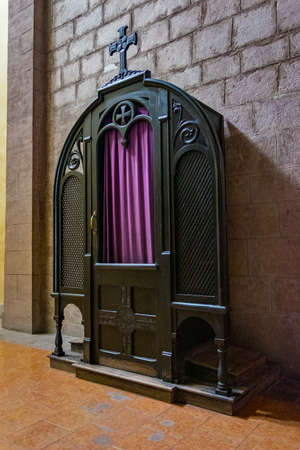 Lombard Romanesque church, Cardona in Barcelona, Cataloniaのeditorial素材