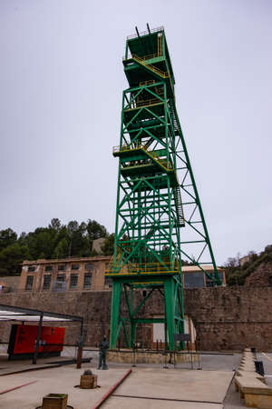 Salt mines of Cardona in Barcelona, Cataloniaのeditorial素材