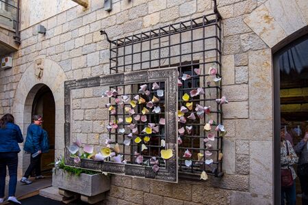 Temps de flors, event flower Festival in Girona, Catalonia, Spainの写真素材
