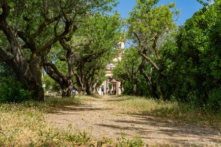 Palau Novella, Buddha temple in Garraf, Catalonia, Spainの写真素材