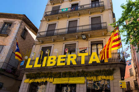 Temps de flors, event flower Festival in Girona, Catalonia, Spainのeditorial素材