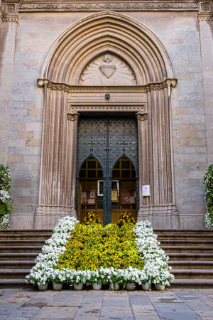 Temps de flors, event flower Festival in Girona, Catalonia, Spainのeditorial素材