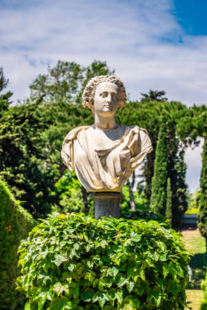 Santa Clotilde Gardens in Lloret de mar, Catalonia, Spainのeditorial素材