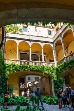 Mirador del Rei Marti in Barcelona, Catalonia, Spain.のeditorial素材
