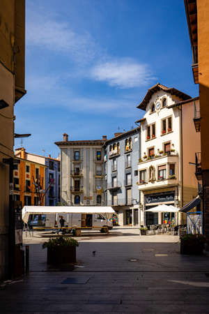 Ripoll town in Catalonia, Spainのeditorial素材
