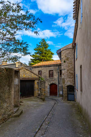 Fortified medieval city of Carcassonne in Franceのeditorial素材
