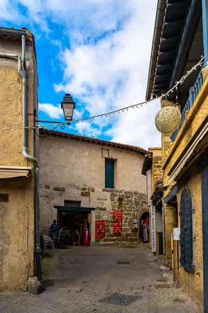 Fortified medieval city of Carcassonne in Franceのeditorial素材