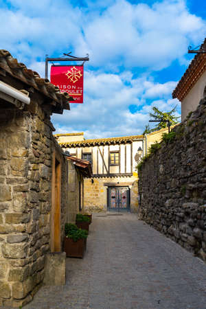 Fortified medieval city of Carcassonne in Franceのeditorial素材