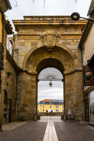 Fortified medieval city of Carcassonne in Franceのeditorial素材