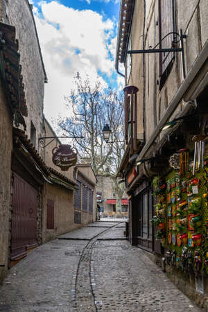 Fortified medieval city of Carcassonne in Franceのeditorial素材