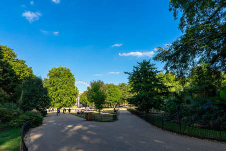 St james park in London, UK.のeditorial素材