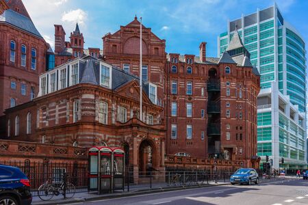 UCL University College Cruciform building in London, England, UKの写真素材
