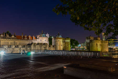 Tower of London at night, England, UK