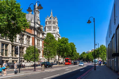 Victoria and Albert Museum in London, UK.のeditorial素材