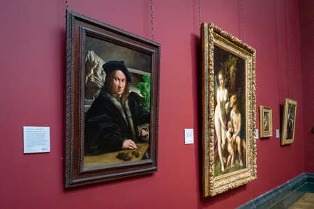 The National Gallery in London, England, UK.