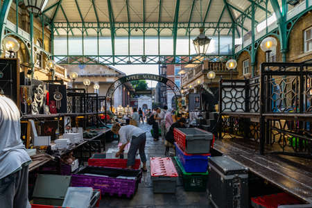 Covent Garden in London, England, UK.のeditorial素材