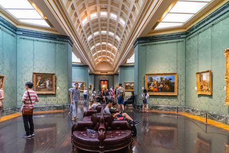 The National Gallery in London, England, UK.のeditorial素材
