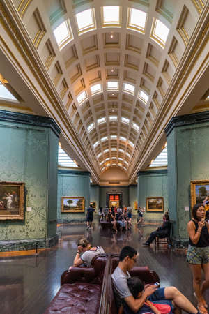 The National Gallery in London, England, UK.のeditorial素材