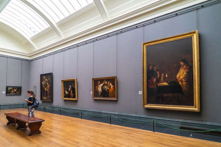 The National Gallery in London, England, UK.のeditorial素材