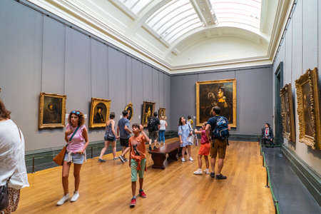 The National Gallery in London, England, UK.のeditorial素材