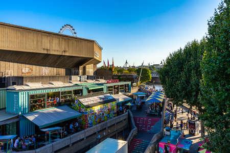 Waterloo Bridge in London, England, UK.のeditorial素材