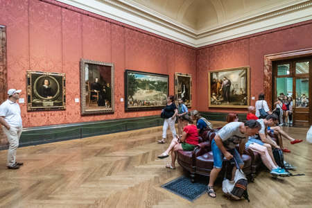 The National Gallery in London, England, UK.のeditorial素材