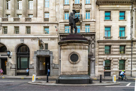 Bank of England building in London, UK.のeditorial素材