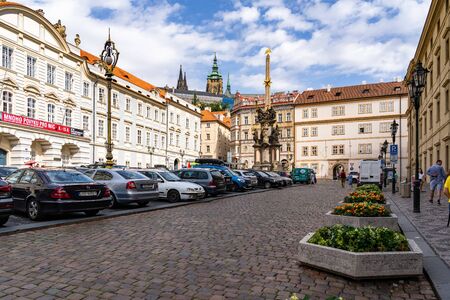 St. Nicholas Church Prague in Czech Republicの写真素材
