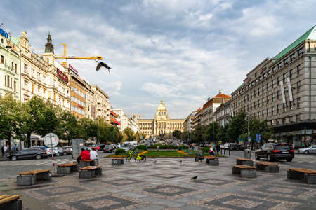 National Museum Prague in Czech Republicのeditorial素材