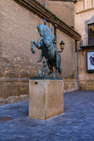 Pablo Gargallo museum in Zaragoza, Spainのeditorial素材