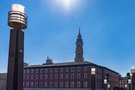 Arzobispado de Zaragoza in Zaragoza, Spainのeditorial素材