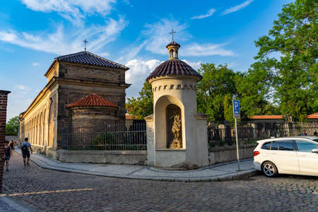 Saint Peter and Saint Paul Vysehrad Prague in Czech Republicのeditorial素材