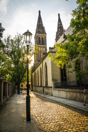 Saint Peter and Saint Paul Vysehrad Prague in Czech Republicのeditorial素材