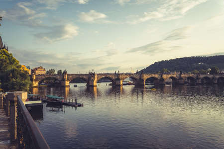 Charles Bridge Prague in Czech Republic