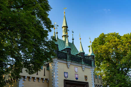 Mirror Maze on Petrin Hill of Prague in Czech Republicのeditorial素材